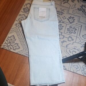 Pistola Sky Blue Straight Leg Jeans